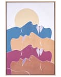 Pikkukuva 1 / 5: Canvas-taulu monivärinen 63 x 93 cm polyesteri abstrakti kehystetty suorakulmainen moderni