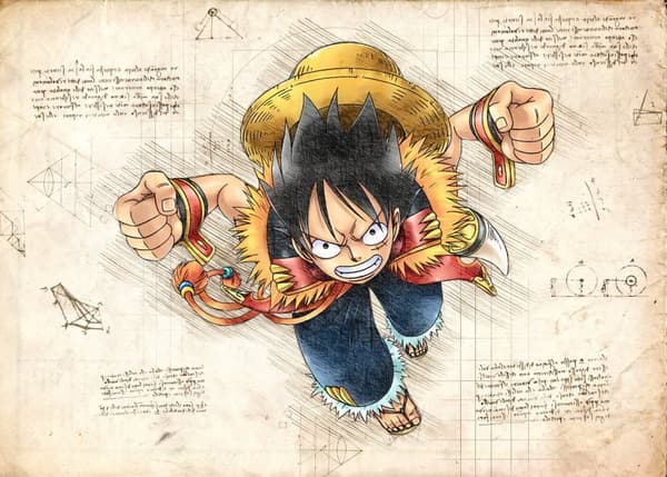A3 Print - One Piece - Luffy Hands