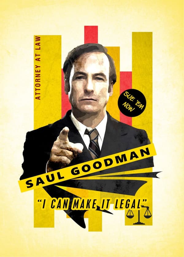 A3 Print - Better call Saul - I can make it legal