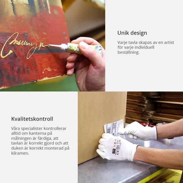 Handmålad tavla - SJÖSKUM