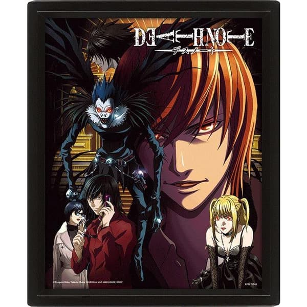 Death Note Ansluten av ödet 3D- och lentikulärt tryck