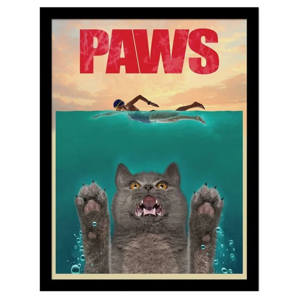 Vincent Hie Paws Print Multicoloured 40cm x 30cm