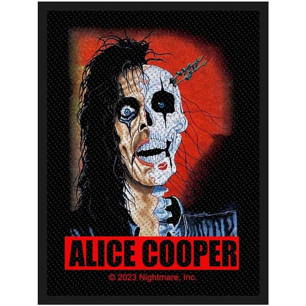Alice Cooper Standard Woven Patch: Trashed