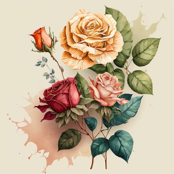 Blommor affisch 40×50 CM