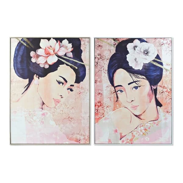 Tavla DKD Home Decor CU-179961 Orientalisk 103,5 x 4,5 x 144 cm (2 antal)