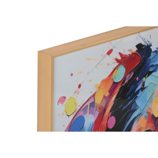 Tavla Home ESPRIT Modern Hund 80 x 3 x 80 cm (2 antal)