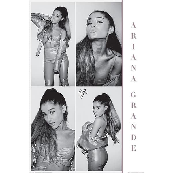 Ariana Grande Black & White Maxi Poster Black/White 91.5cm x 61cm