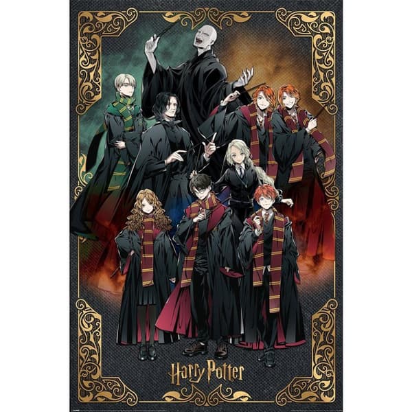 Harry Potter Wizard Dynasty Characters Poster Multicoloured 91.5cm x 61cm x 0.1cm