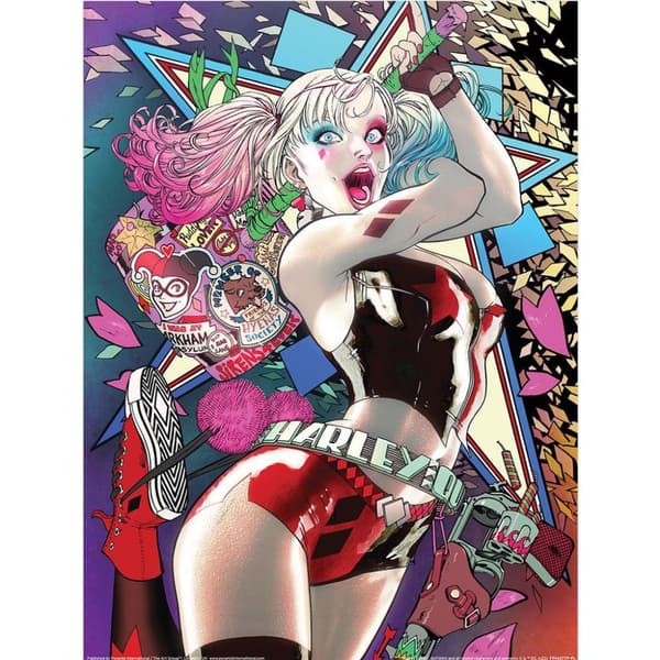 DC Comics Harley Quinn Comic Paper Poster