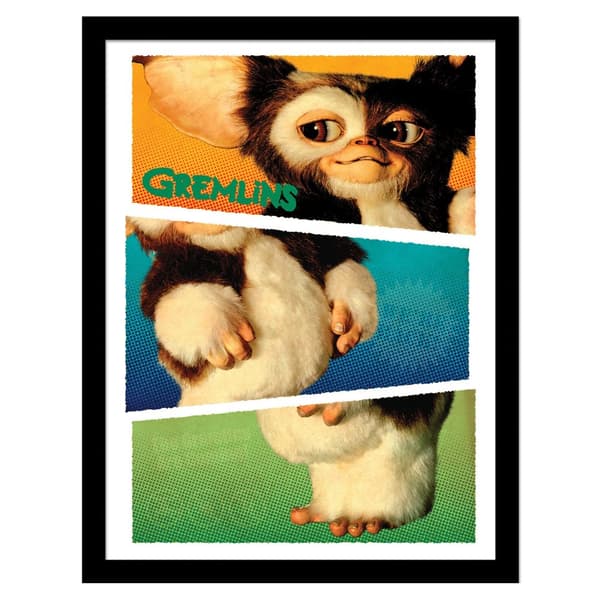 Gremlins Breakdown Gizmo Print Multicoloured 40cm x 30cm