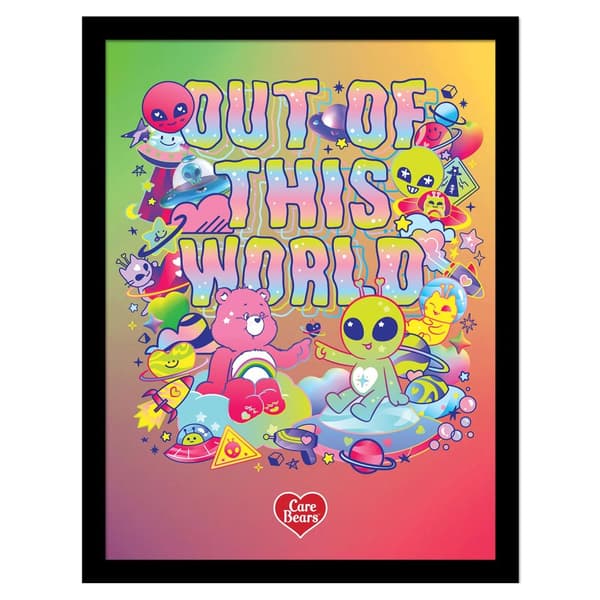 Care Bears Out Of This World Framed Poster Multicoloured 40cm x 30cm