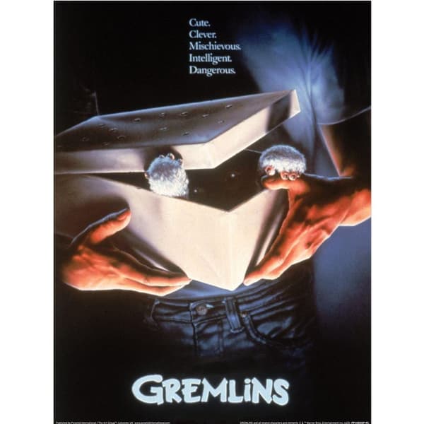 Gremlins Movie Poster Paper Print Multicoloured 40cm x 30cm