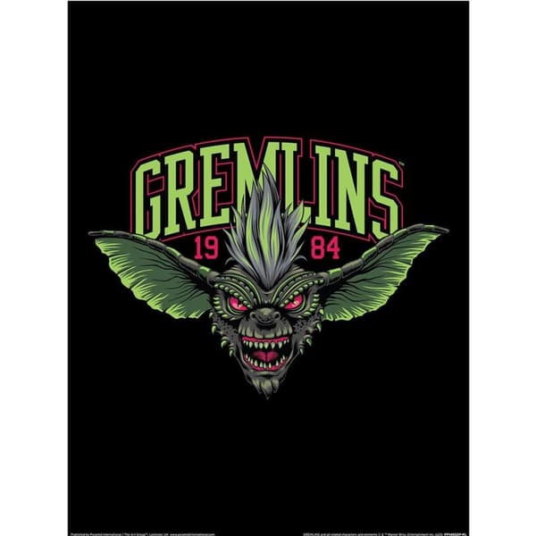 Gremlins 1984 Paper Poster Black/Green 40cm x 30cm