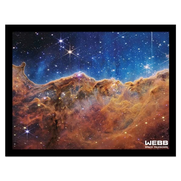 Webb Space Telescope Carina Nebula Framed Poster Multicoloured 40cm x 30cm