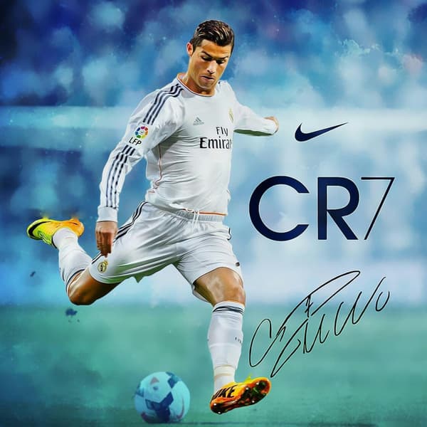 Ronaldo Affisch 30×40 CM