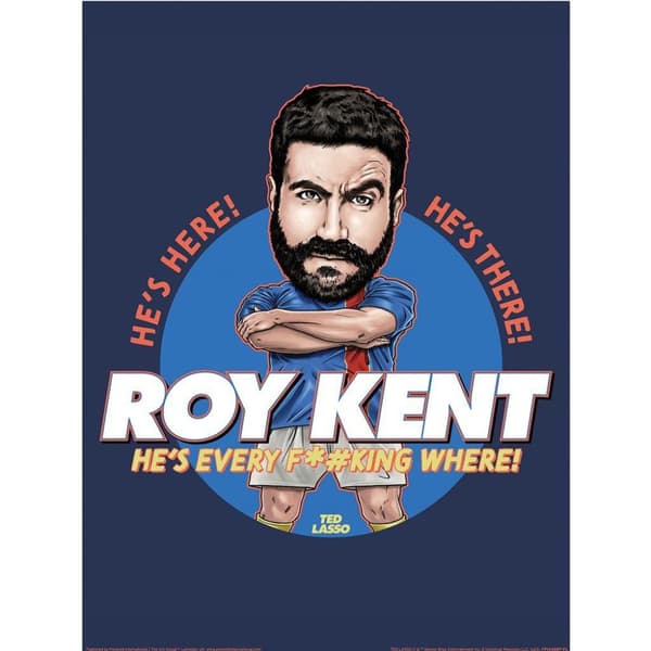 Ted Lasso Bobble Head Roy Kent Print Multicoloured One Size