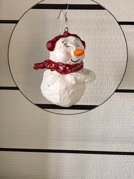 Sødeste snemand - handmade Cotton