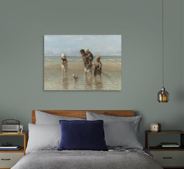 Kunst til hjemmet - Lærred - Havets børn - 70x100cm