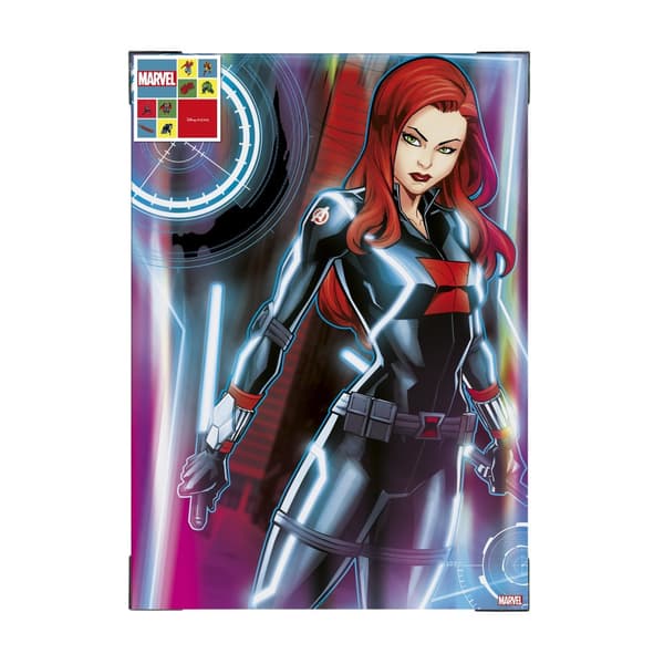 Lærred - Marvel Black Widow - 50x70cm