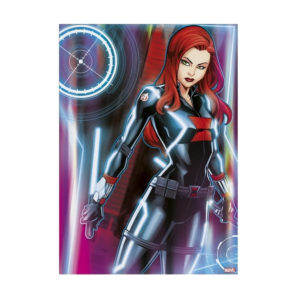 Lærred - Marvel Black Widow - 50x70cm