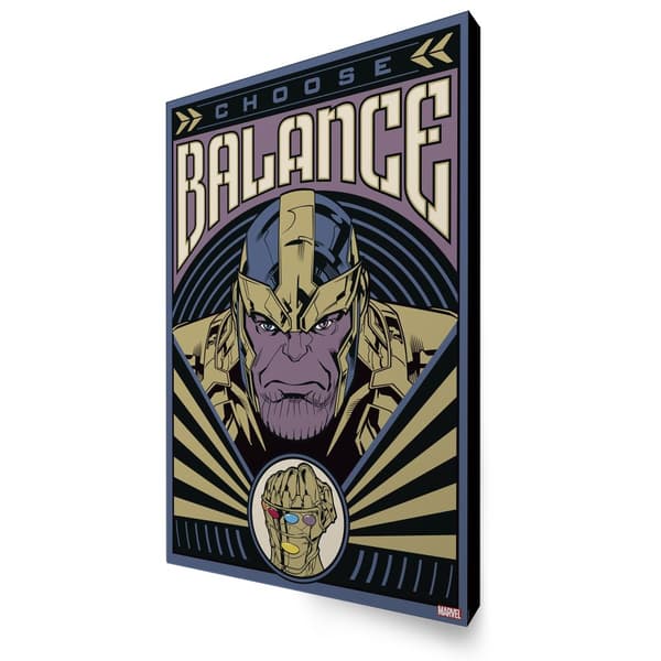 Lærred - Marvel Vælg balance - 50x70cm