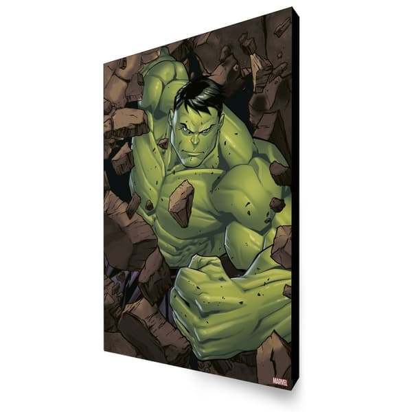 Lærred - Marvel The Hulk - 50x70cm