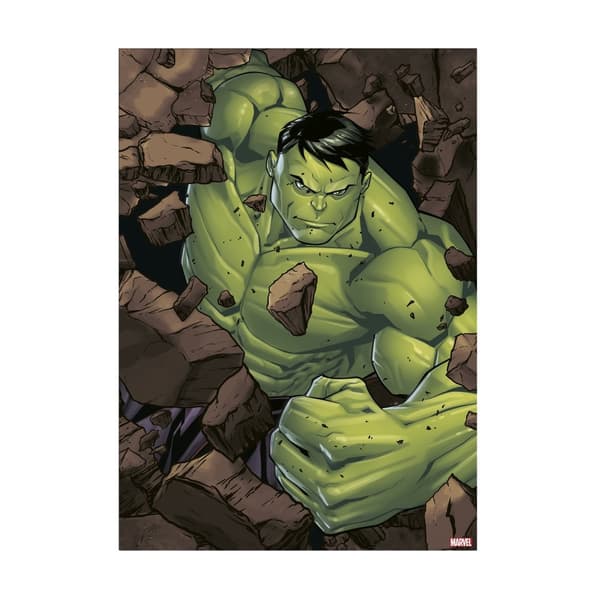 Lærred - Marvel The Hulk - 50x70cm