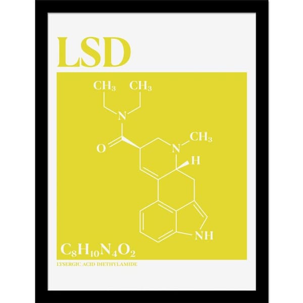 Drug Science LSD Framed Poster