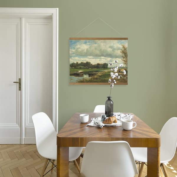 Art for the Home  Hängande affisch Linne - Holländskt landskap - 60x80cm