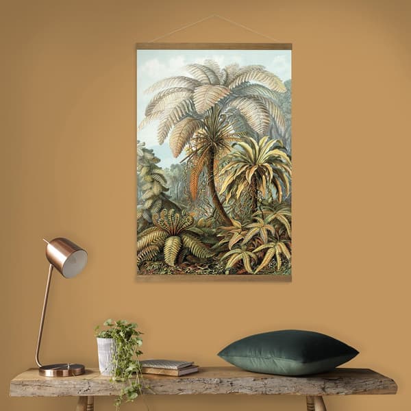 Art for the Home  Hængende plakat Linned - Jungle Filicinae - 100x70cm