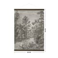 Miniatyrbillede 6 af 6: Art for the Home Hængende plakat Linned - Jungle Landscape Sepia - 80x60cm