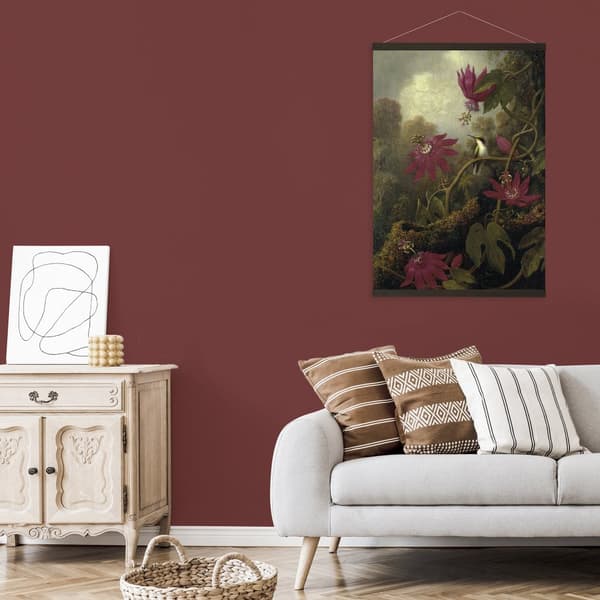 Art for the Home Hængende plakat Linned - Skønhed Skønhed Jungle Hummingbird - 100x70 cm