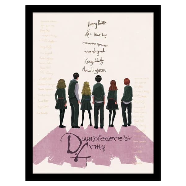 Harry Potter Looking Forward Dumbledore´s Army Print Multicoloured 40cm x 30cm