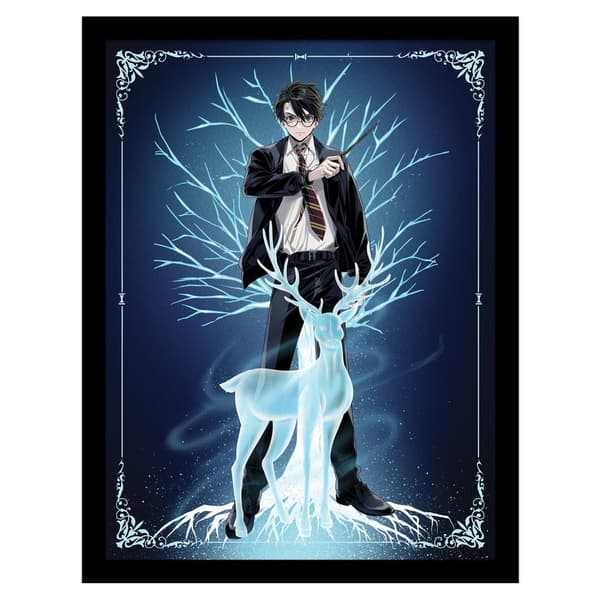 Harry Potter: Wizard Dynasty Patronus Framed Poster Blue 40cm x 30cm