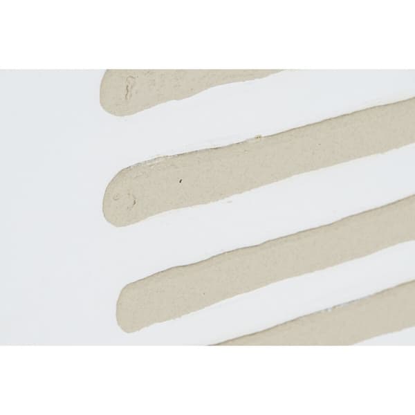 Tavla Home ESPRIT Vit Beige Skandinavisk 83 x 4,5 x 83 cm (2 antal)