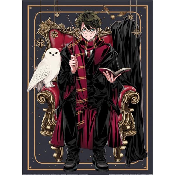 Harry Potter: Wizard Dynasty Chair Print Multicoloured 40cm x 30mm