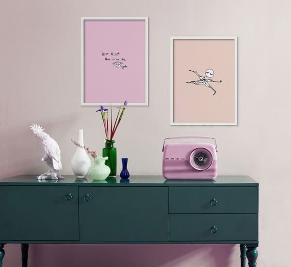 Affisch - Star Wars - 612180 - 30 x 40 cm - Rosa - Väggdekoration