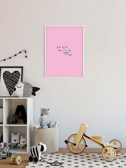 Star Wars affisch rosa - 40 x 50 cm - 612178