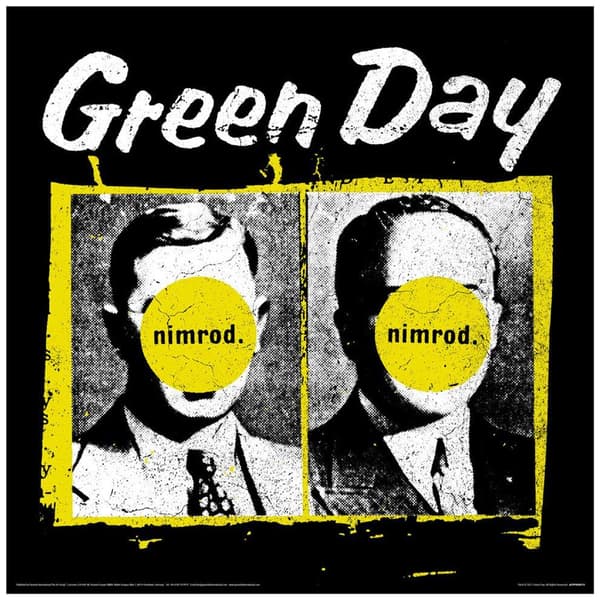 Green Day Nimrod Album Cover Print