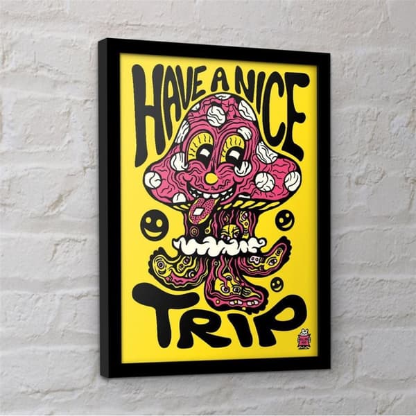 Killer Acid Have A Nice Trip Framed Poster Multicoloured 40cm x 30cm