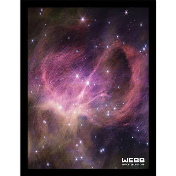 Webb Space Telescope Fritt svävande brun dvärg Nircam Inramad poster Multicoloured 40cm x 30cm