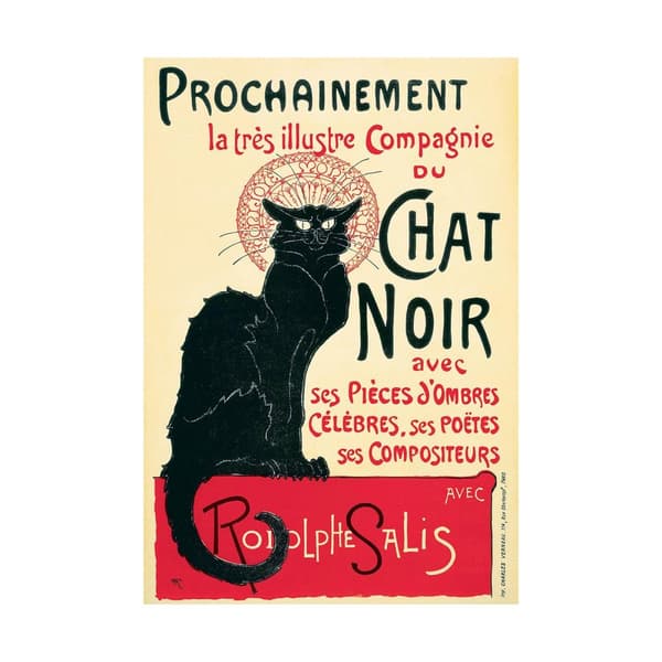 Thophile Alexandre Steinlen Le Chat Noir Print
