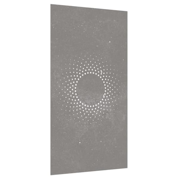 vidaXL Puutarhaseinäkoriste 105x55 cm corten teräs aurinkokuvio -  Julisteet, painokuvat & koristetaulut