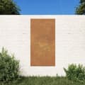 Pikkukuva 1 / 9: vidaXL Puutarhaseinäkoriste 105x55 cm corten teräs aurinkokuvio -  Julisteet, painokuvat & koristetaulut