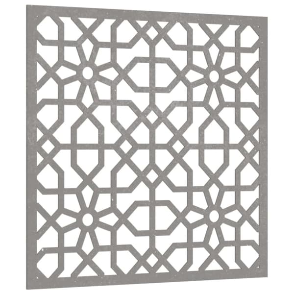 vidaXL udendørs vægdekoration 55x55 cm maurisk design cortenstål - Plakater, prints & vægkunst