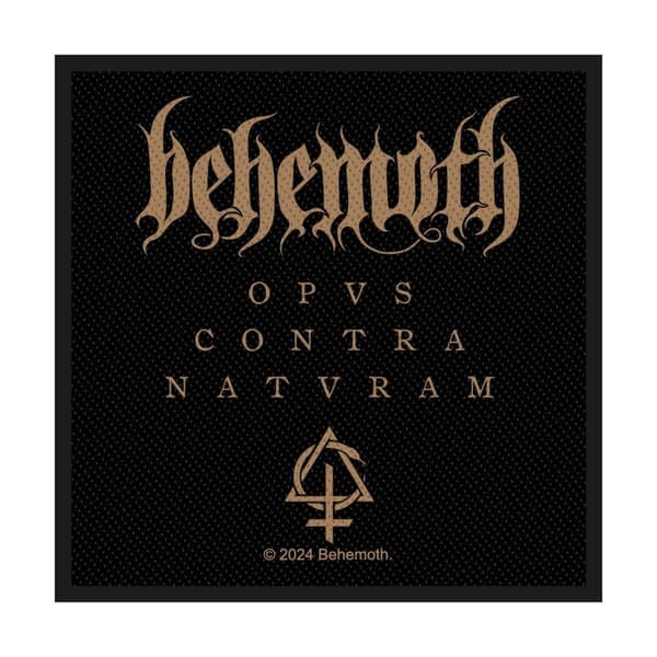 BEHEMOTH STANDARD WOVEN PATCH - OPUS CONTRA NATVRAM