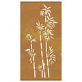 Pikkukuva 6 / 9: Julisteet, painokuvat & koristetaulut - Living Puutarhaseinäkoriste 105x55 cm corten teräs bambukuvio