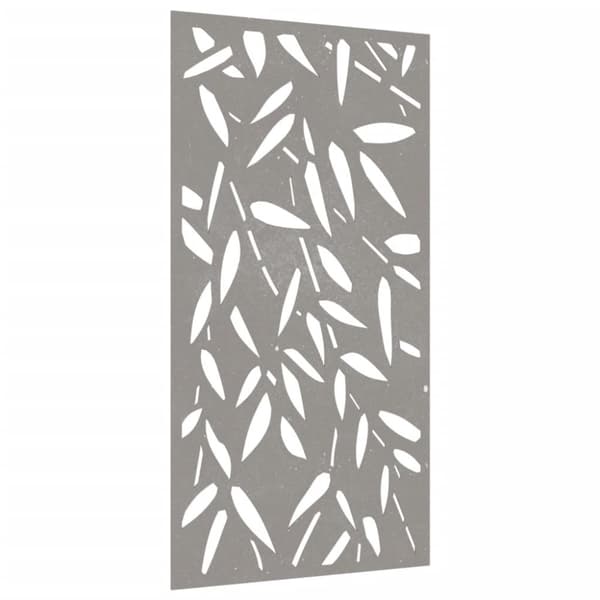 Affischer, tryck & konstverk - Living Väggdekoration 105x55 cm rosttrögt stål bladdesign