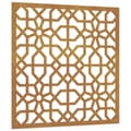 Pikkukuva 3 / 9: Puutarhaseinäkoriste 55x55 cm corten teräs Maurikuvio - Puutarhaseinäkoriste - Puutarhaseinäkoristeet - Home & Living