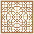 Pikkukuva 5 / 9: Puutarhaseinäkoriste 55x55 cm corten teräs Maurikuvio - Puutarhaseinäkoriste - Puutarhaseinäkoristeet - Home & Living